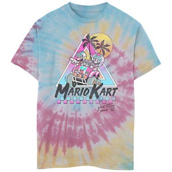 Boys 8-20 Nintendo Mario Kart Mario And Luigi Good Times Since '92 Vintage Tie Dye Tee