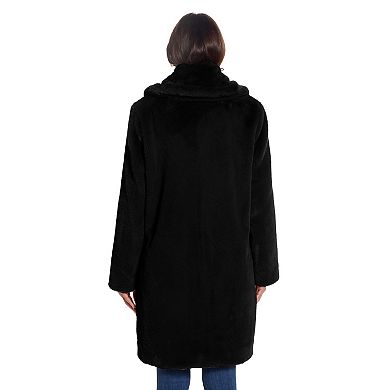 Women's Gallery Faux Fur Shawl Collar