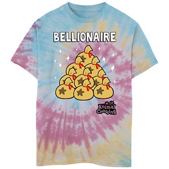 Boys 8-20 Nintendo Animal Crossing Bellionaire Tie Dye Graphic Tee