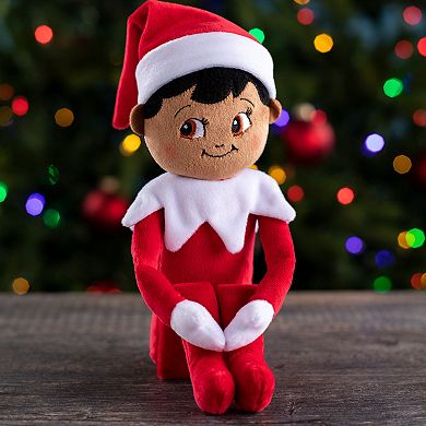 The Elf on the Shelf® Plushee Pals® Brown-Eyed Boy Scout Elf Doll