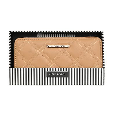 Alexis Bendel Zip Around Quilted Wristlet 