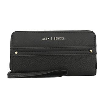 American Exchange Alexis Bendel Studded Zip Around Wristlet