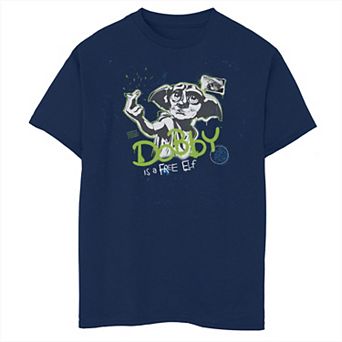 Boys 6-20 Harry Potter Dobby Is A Free Elf Graphic Tee