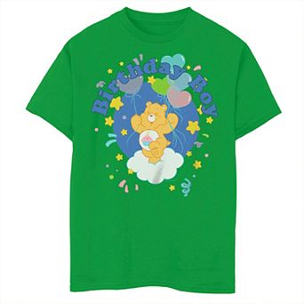 Boys 8-20 Care Bears Birthday Boy Tee