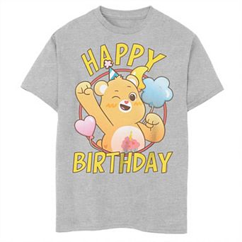 Boys 8-20 Care Bears Happy Birthday Tee
