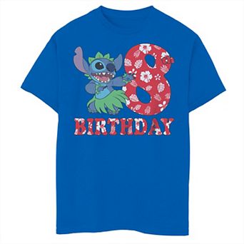 Boys 8-20 Lilo And Stitch 8th Birthday Stitch Tee