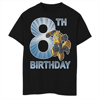 Boys 8-20 Transformers 8th Birthday Bumblebee Tee