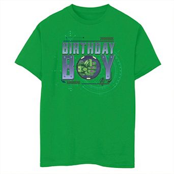 Boys 8-20 Marvel Hulk Birthday Boy Tee