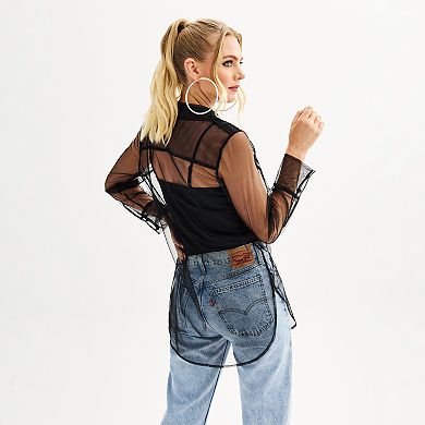 Women's INTEMPO Button Front Mesh Shirt