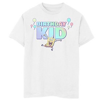 Boys 8-20 SpongeBob SquarePants Birthday Kid Tee