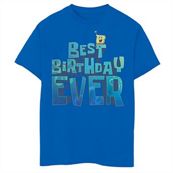 Boys 8-20 SpongeBob SquarePants Best Birthday Ever Tee