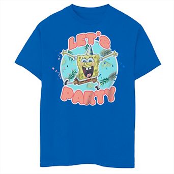 Boys 8-20 SpongeBob SquarePants Let's Party Tee