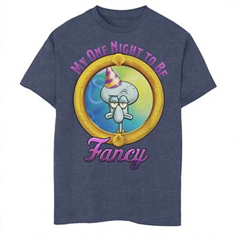 Boys 8-20 SpongeBob Squidward Party Hat Fancy Ring Tee