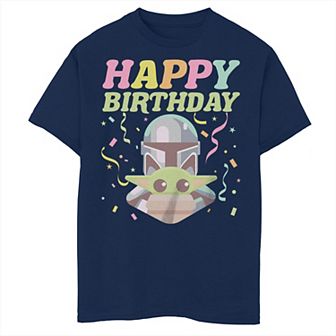 Boys 8-20 The Mandalorian Happy Birthday Tee
