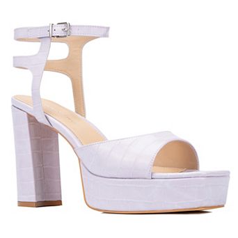 Fashion to Figure Hilari Women's Wide Width Strappy Heels