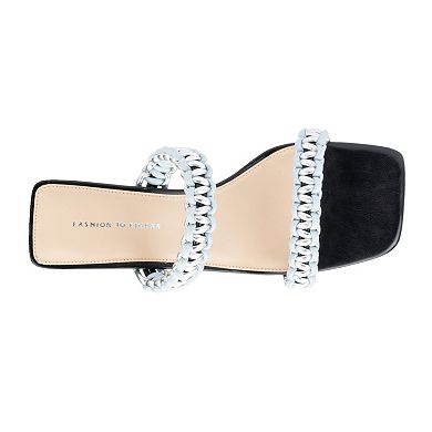 Fashion to Figure Jess Women's Wide Width Heeled Sandals
