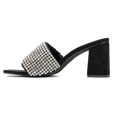 Fashion to Figure Serena Women's Wide Width Embellished Sandals