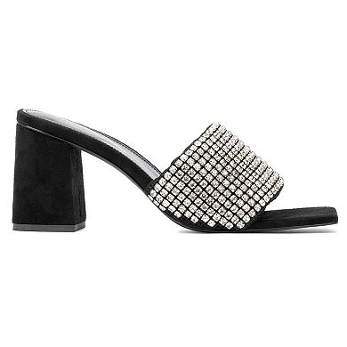 Fashion to Figure Serena Women's Wide Width Embellished Sandals