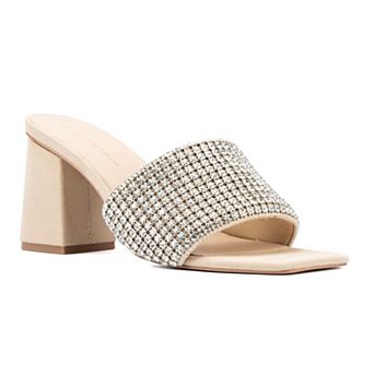 Fashion to Figure Serena Women's Wide Width Embellished Sandals