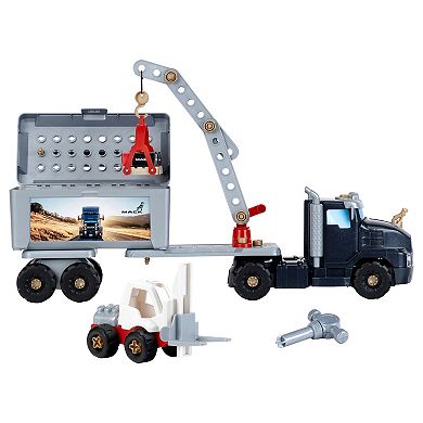 Theo Klein Mack Tool Truck 4-In-1 Construction Set