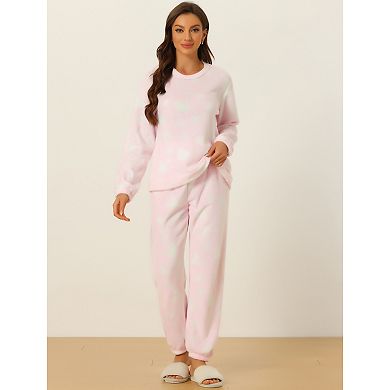 Women's Flannel Pajama Sets Long Sleeve Loungewear