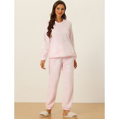 Women's Flannel Pajama Sets Long Sleeve Loungewear