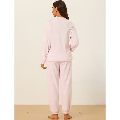 Women's Flannel Pajama Sets Long Sleeve Loungewear