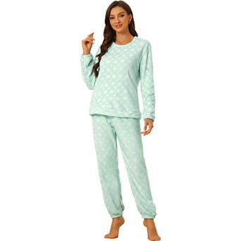 Women's Flannel Pajama Sets Long Sleeve Loungewear