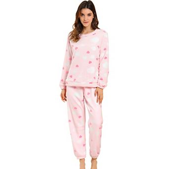 Women's Flannel Pajama Sets Long Sleeve Loungewear