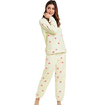 Women's Flannel Pajama Sets Long Sleeve Loungewear