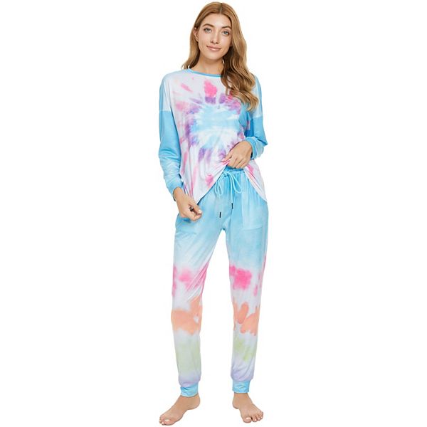 Women's 2pcs Pajama Set Soft Nightwear Shirt and Pants Sleepwear