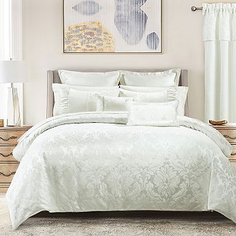 Sara 7 pc Jacquard Duvet Cover Set