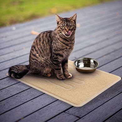 Gibson Everyday Pet Elements 18.5 X 13.78 Inch Cat Silhouette Placemat