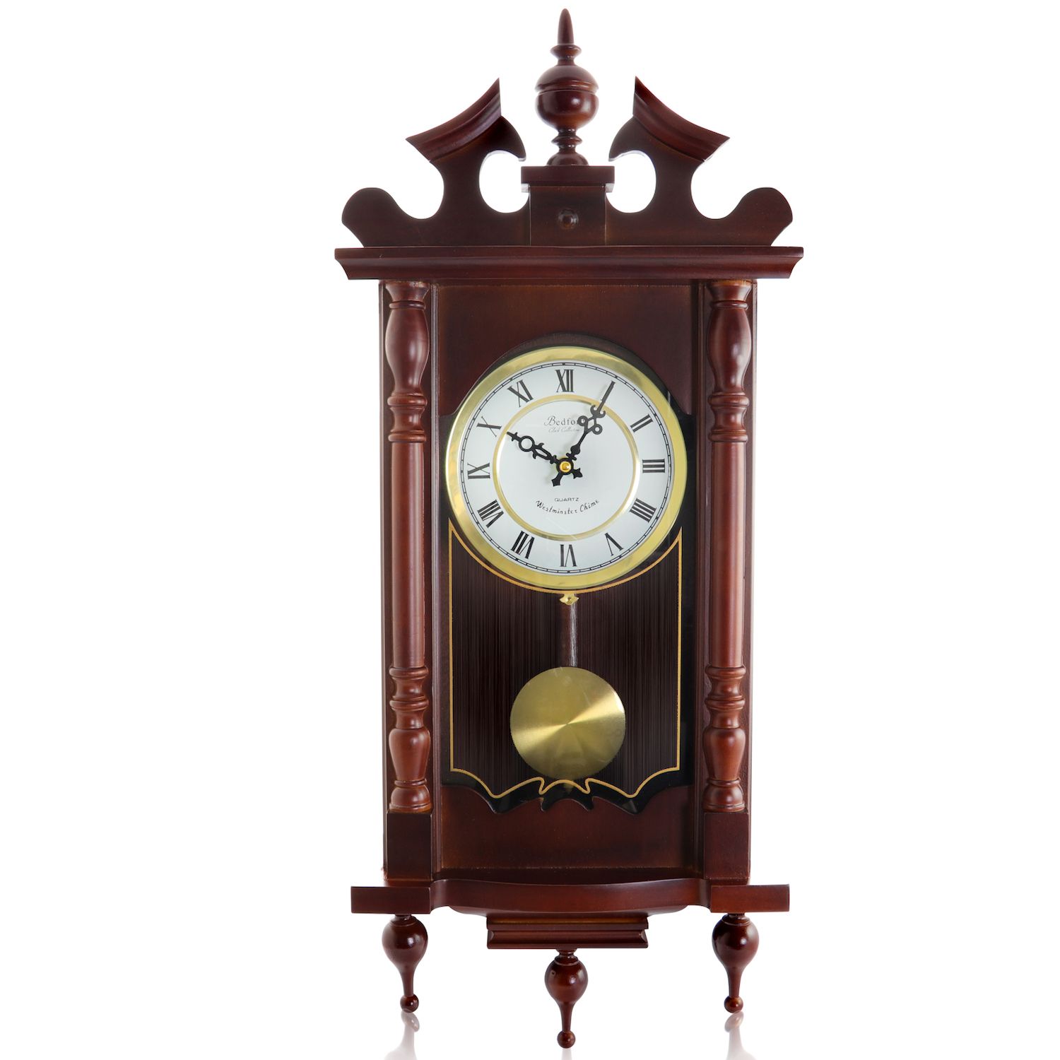 AcuRite 9-in. Indoor/Outdoor Double-Sided Hanging Clock with 360