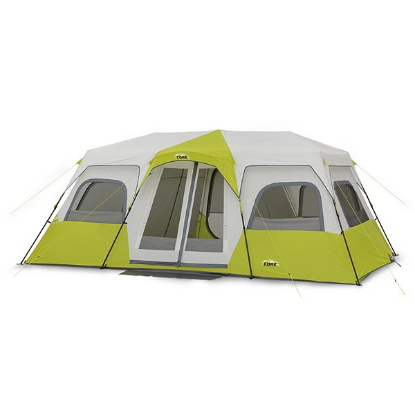 CORE® Equipment 6 Person Instant Cabin Tent with Full Rainfly Tent Setup 