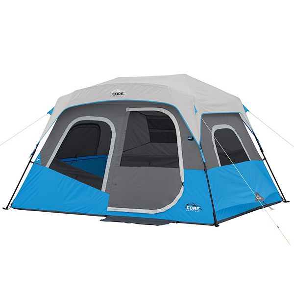 Core Lighted 6 Person Instant Cabin Tent