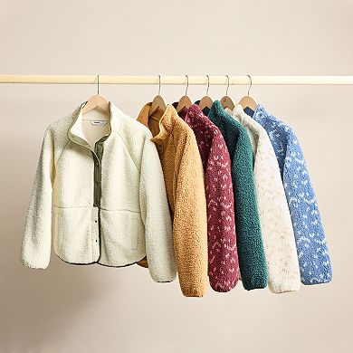 Women's Sonoma Goods For Life® Snap Through Fleece Jacket