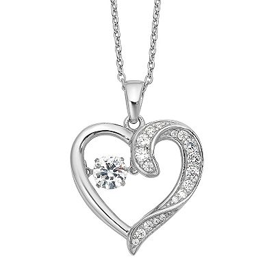 Sophie Miller Sterling Silver Cubic Zirconia Necklace