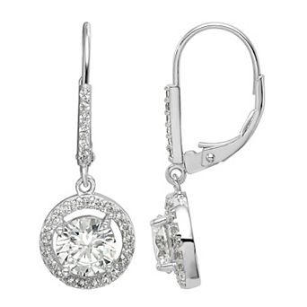 Sophie Miller Sterling Silver Cubic Zirconia Earrings