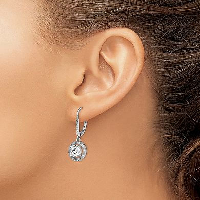 Sophie Miller Sterling Silver Cubic Zirconia Earrings