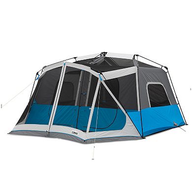 Core Lighted 10-Person Instant Cabin Tent with Screen Room