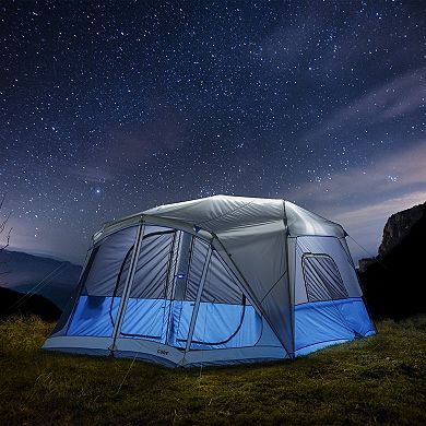 Core Lighted 10-Person Instant Cabin Tent with Screen Room