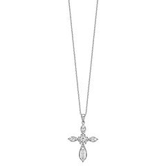 Women s Silver Cross Necklaces Kohl s