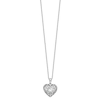 Sophie Miller Sterling Silver Cubic Zirconia Necklace