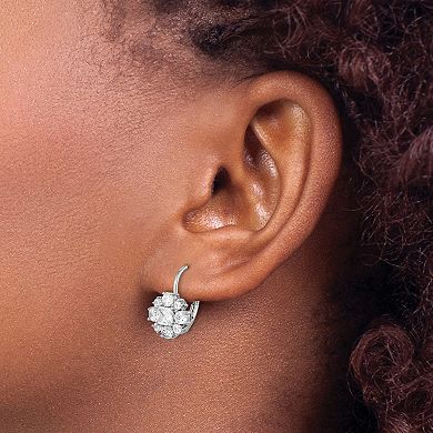 Sophie Miller Sterling Silver Cubic Zirconia Earrings