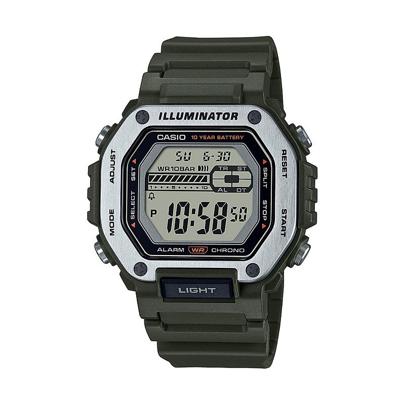digital man's watch Casio W-96H-2AV multiple alarm 10 years