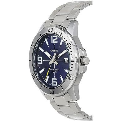 Casio Men's Stainless Steel Diver Analog Bracelet Watch