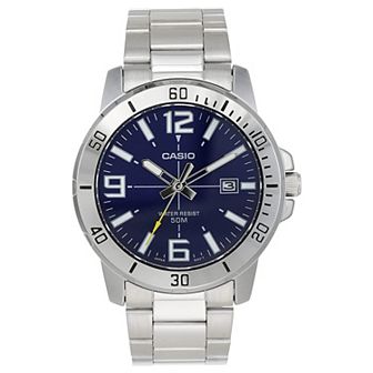 Casio Men's Stainless Steel Diver Analog Bracelet Watch