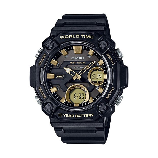 Casio Men s Heavy Duty Analog Digital Watch Size XL Black