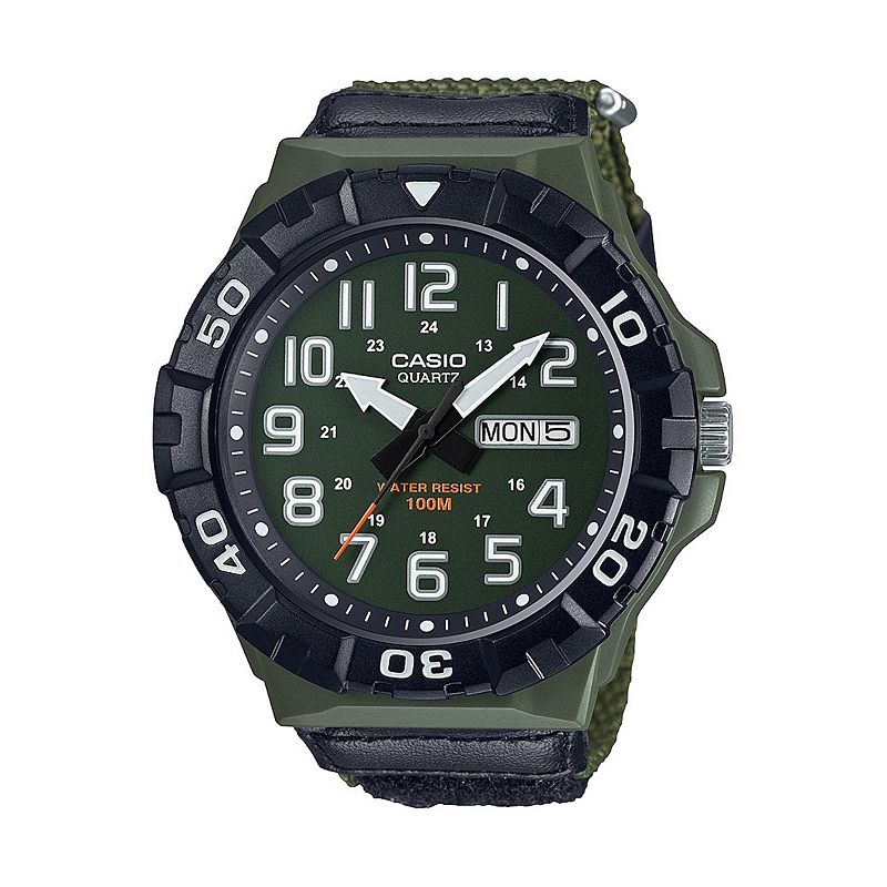 Casio Men's Outdoor Analog Watch - MRW210HB-1BV, Size: XL, Green